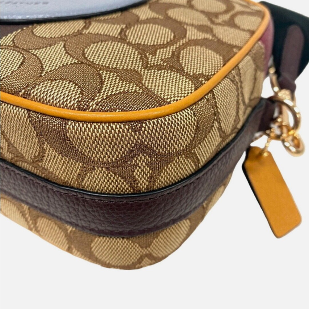 Coach Dempsey Camera Bag in Signature Jacquard with Patch - Picture 12 of 14